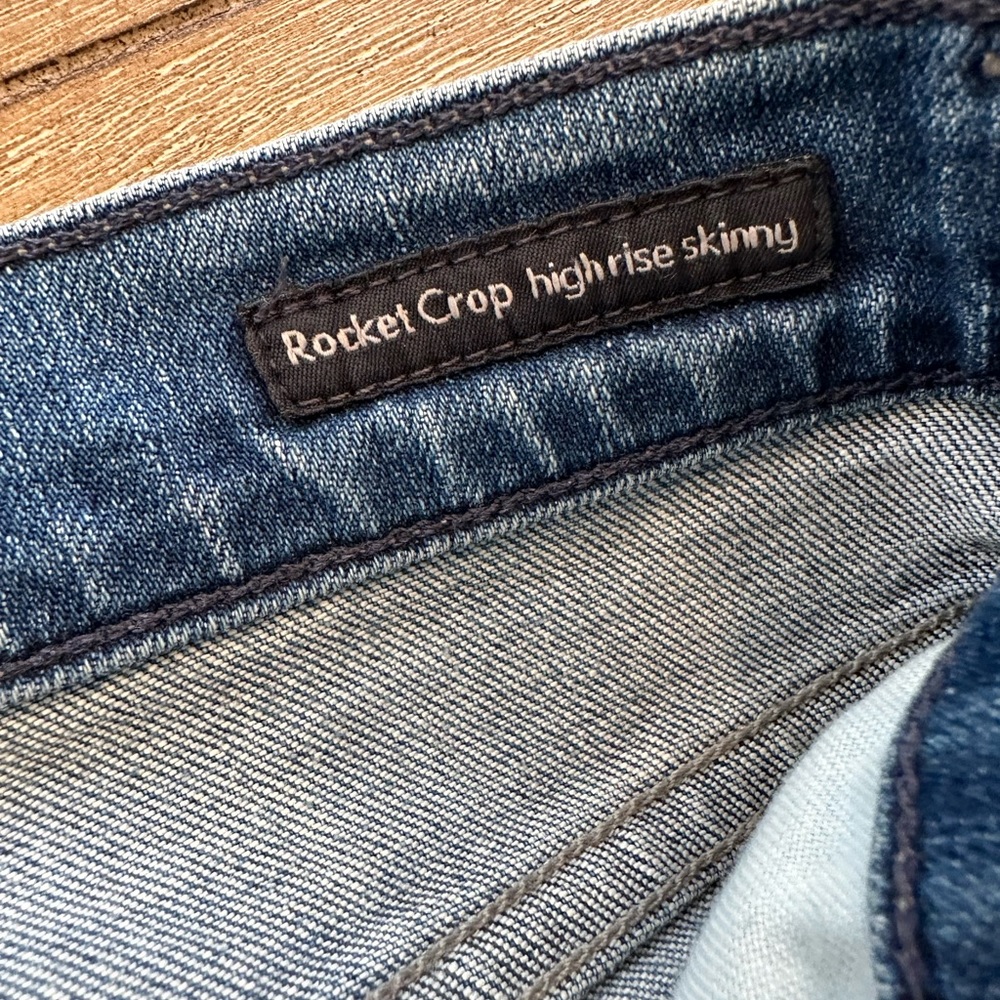Citizens of Humanity the Rocket mid rise skinny crop size 27 medium blue wash - Picture 2 of 6